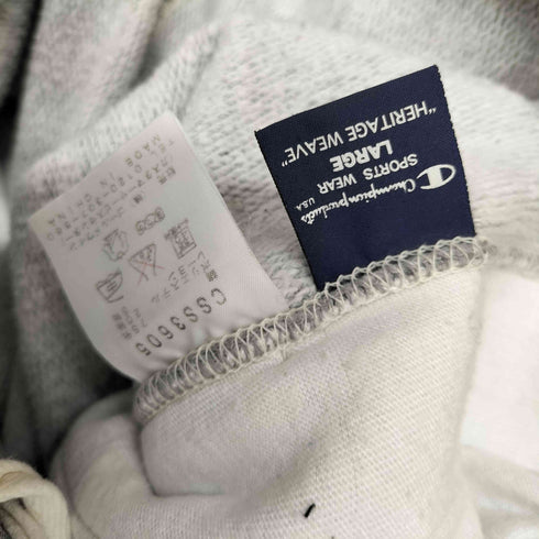 チャンピオン Champion HERITAGE WEAVE ヘリテージ ウィーブ 刺繍 目付き イージー スウェット パンツ ジョガー パンツ 霜降り メンズ  L